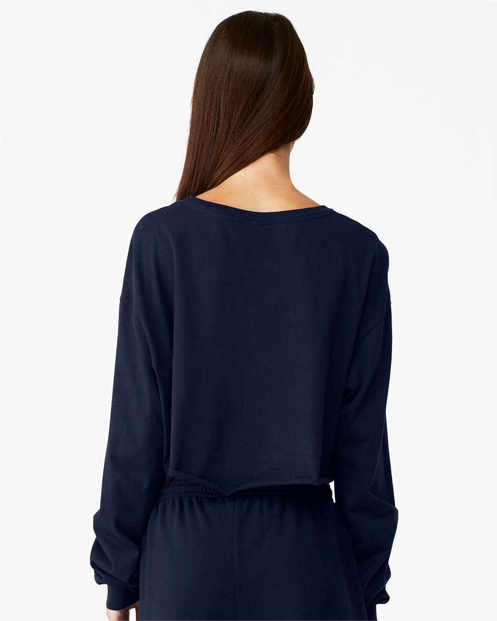 BELLA + CANVAS-6501-FWD Fashion Women's Crop Long Sleeve Tee - Image 43