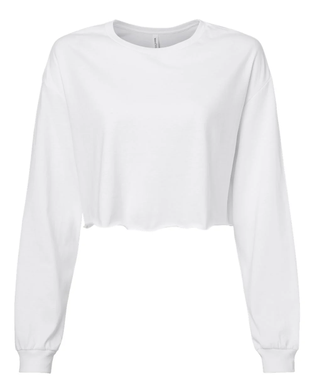BELLA + CANVAS-6501-FWD Fashion Women's Crop Long Sleeve Tee - Image 44