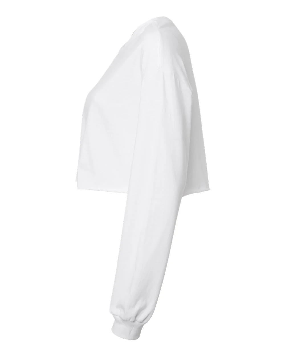 BELLA + CANVAS-6501-FWD Fashion Women's Crop Long Sleeve Tee - Image 46