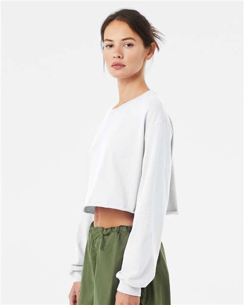 BELLA + CANVAS-6501-FWD Fashion Women's Crop Long Sleeve Tee - Image 53
