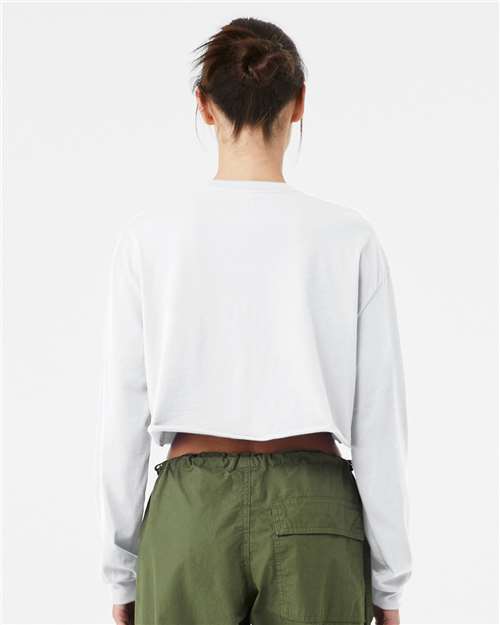 BELLA + CANVAS-6501-FWD Fashion Women's Crop Long Sleeve Tee - Image 54
