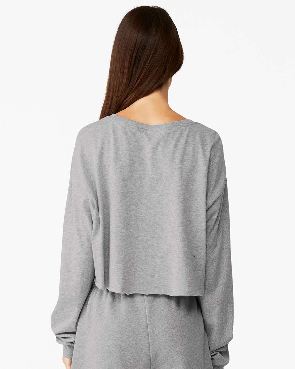 BELLA + CANVAS-6501-FWD Fashion Women's Crop Long Sleeve Tee - Image 6