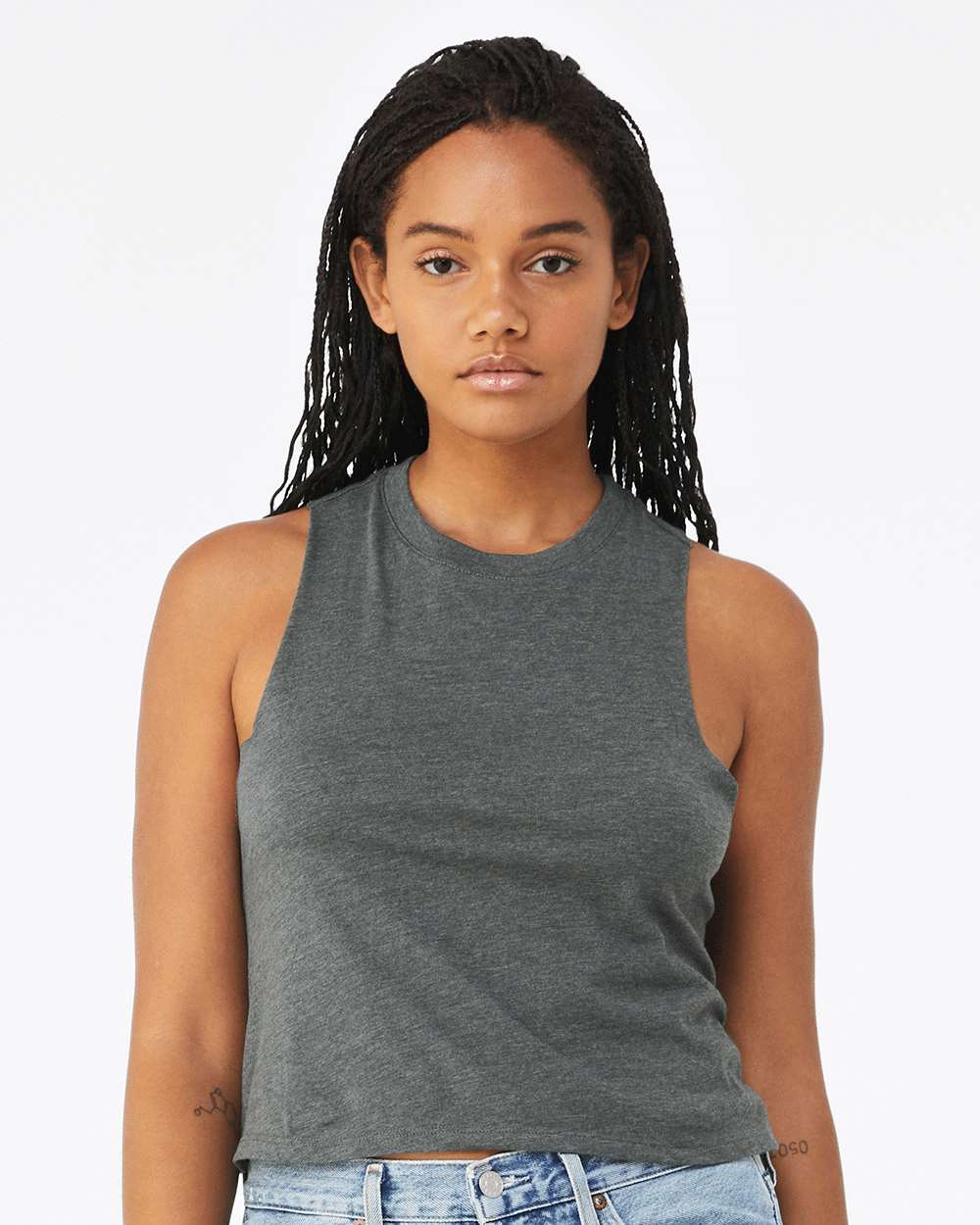 BELLA + CANVAS-6682-Women's Racerback Crop Tank - Image 11