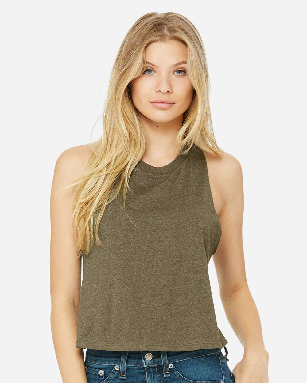 BELLA + CANVAS-6682-Women's Racerback Crop Tank - Image 53