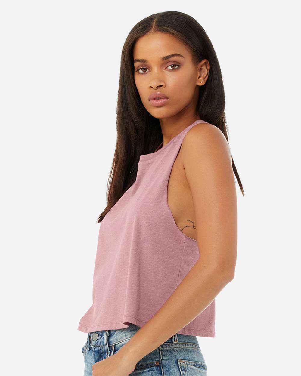 BELLA + CANVAS-6682-Women's Racerback Crop Tank - Image 60