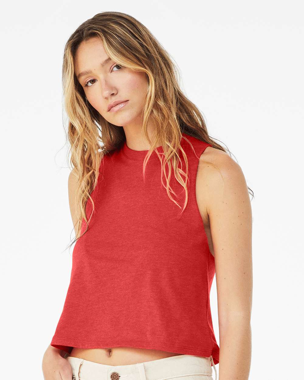 BELLA + CANVAS-6682-Women's Racerback Crop Tank - Image 66