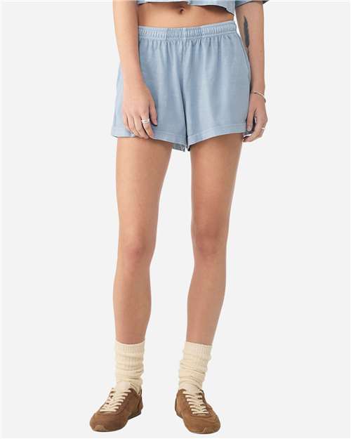 BELLA + CANVAS-6824GD-Women's Garment-Dyed Shorts - Image 3