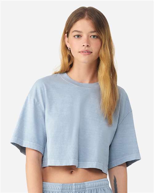 BELLA + CANVAS-6882GD-Women's Garment-Dyed Cropped Tee - Image 3