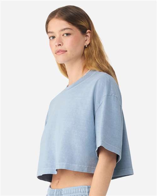 BELLA + CANVAS-6882GD-Women's Garment-Dyed Cropped Tee - Image 4
