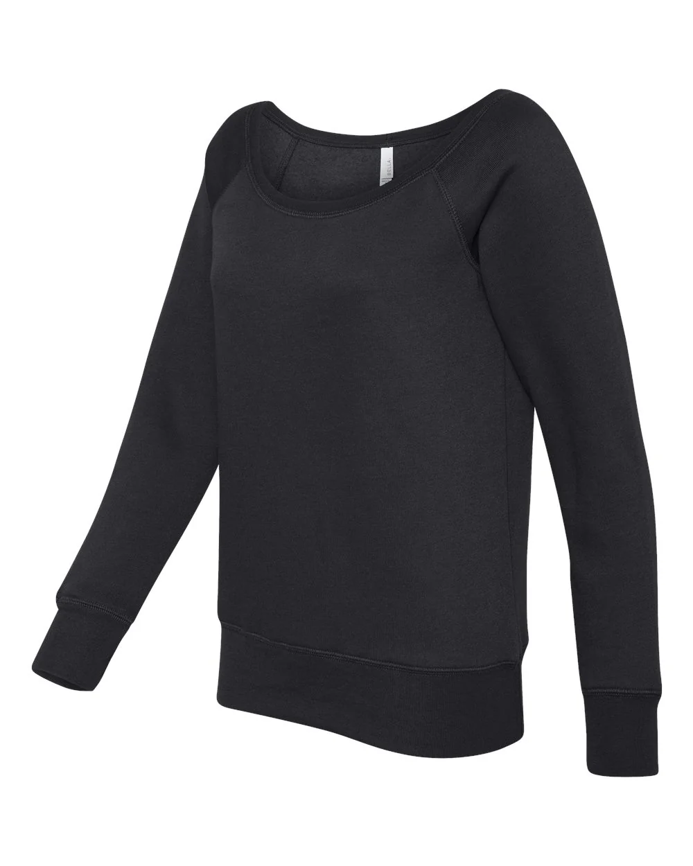 BELLA + CANVAS-7501-Women’s Sponge Fleece Wide Neck Sweatshirt - Image 3