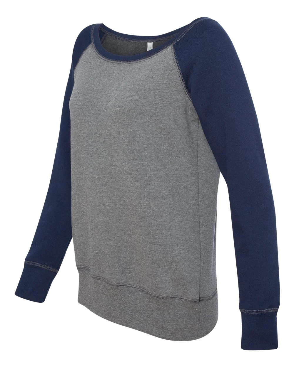 BELLA + CANVAS-7501-Women’s Sponge Fleece Wide Neck Sweatshirt - Image 6