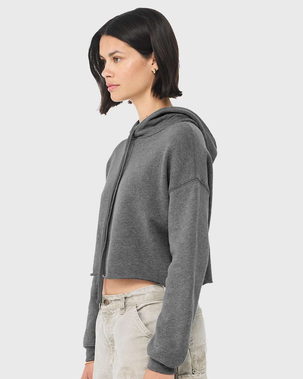 BELLA + CANVAS-7502-Women's Crop Fleece Hoodie - Image 18