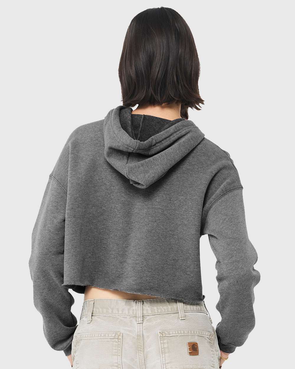 BELLA + CANVAS-7502-Women's Crop Fleece Hoodie - Image 19