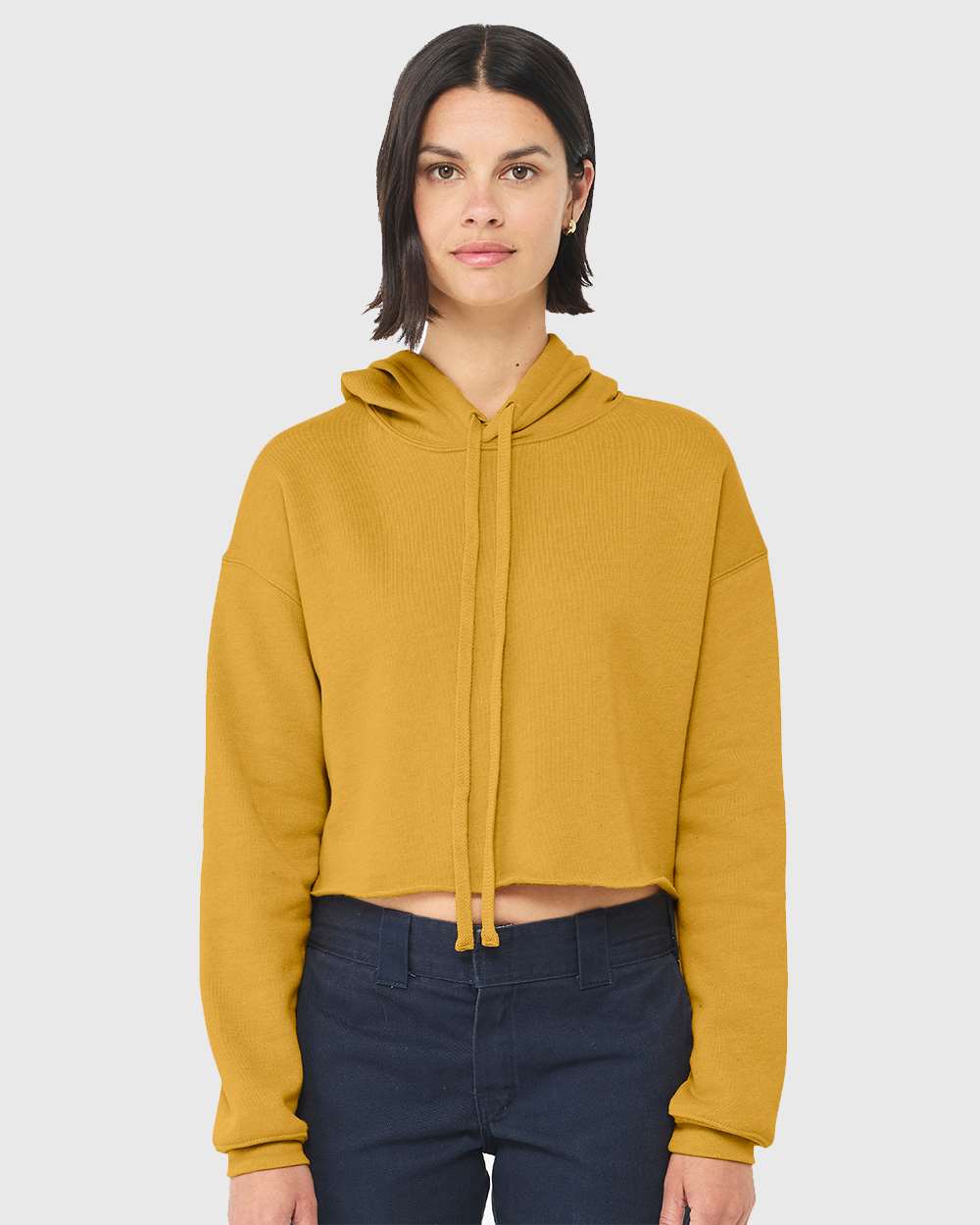 BELLA + CANVAS-7502-Women's Crop Fleece Hoodie - Image 26