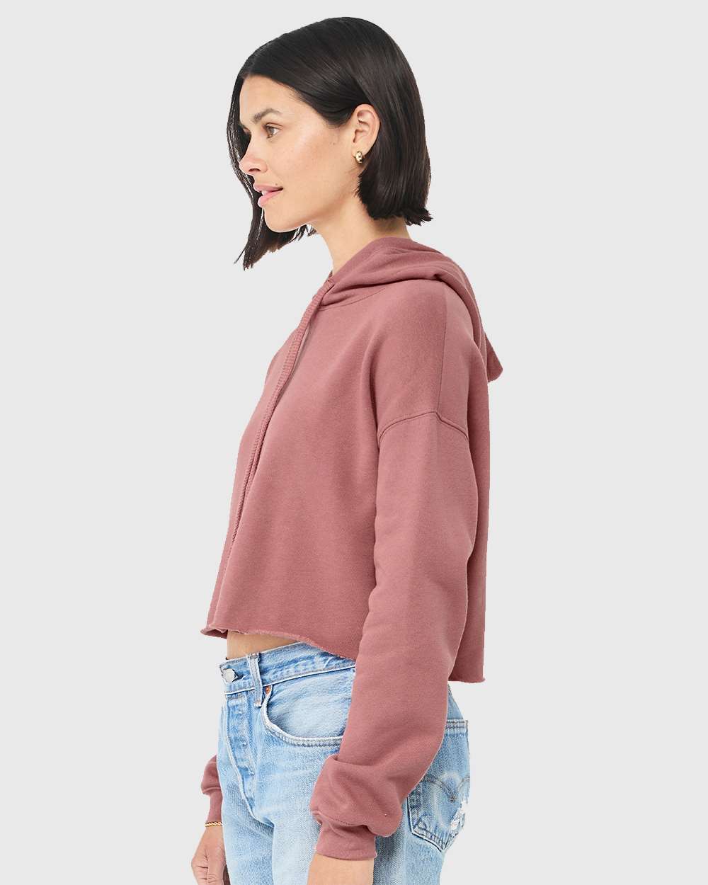 BELLA + CANVAS-7502-Women's Crop Fleece Hoodie - Image 33