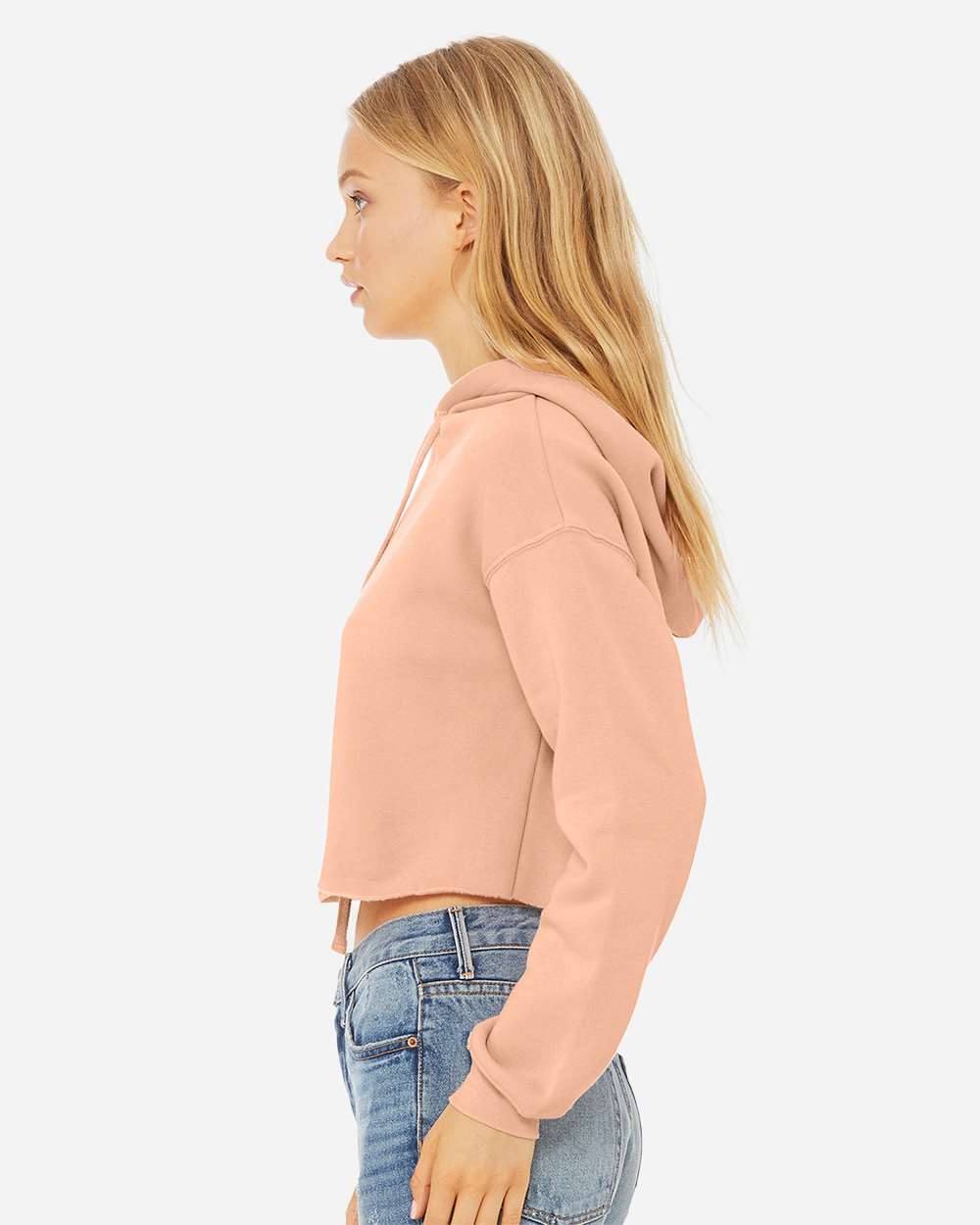 BELLA + CANVAS-7502-Women's Crop Fleece Hoodie - Image 44