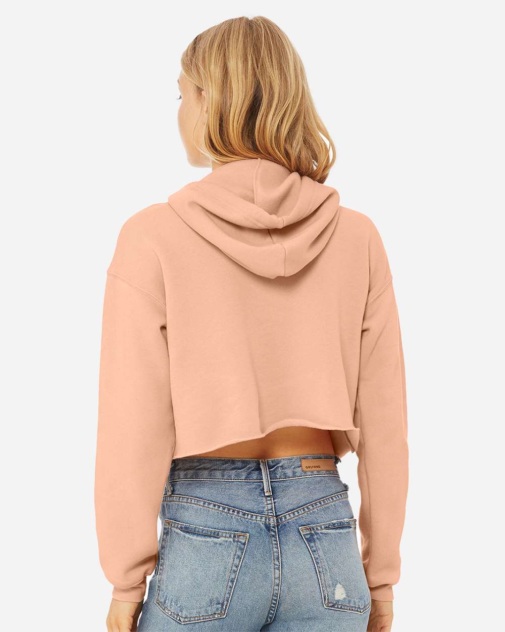 BELLA + CANVAS-7502-Women's Crop Fleece Hoodie - Image 45