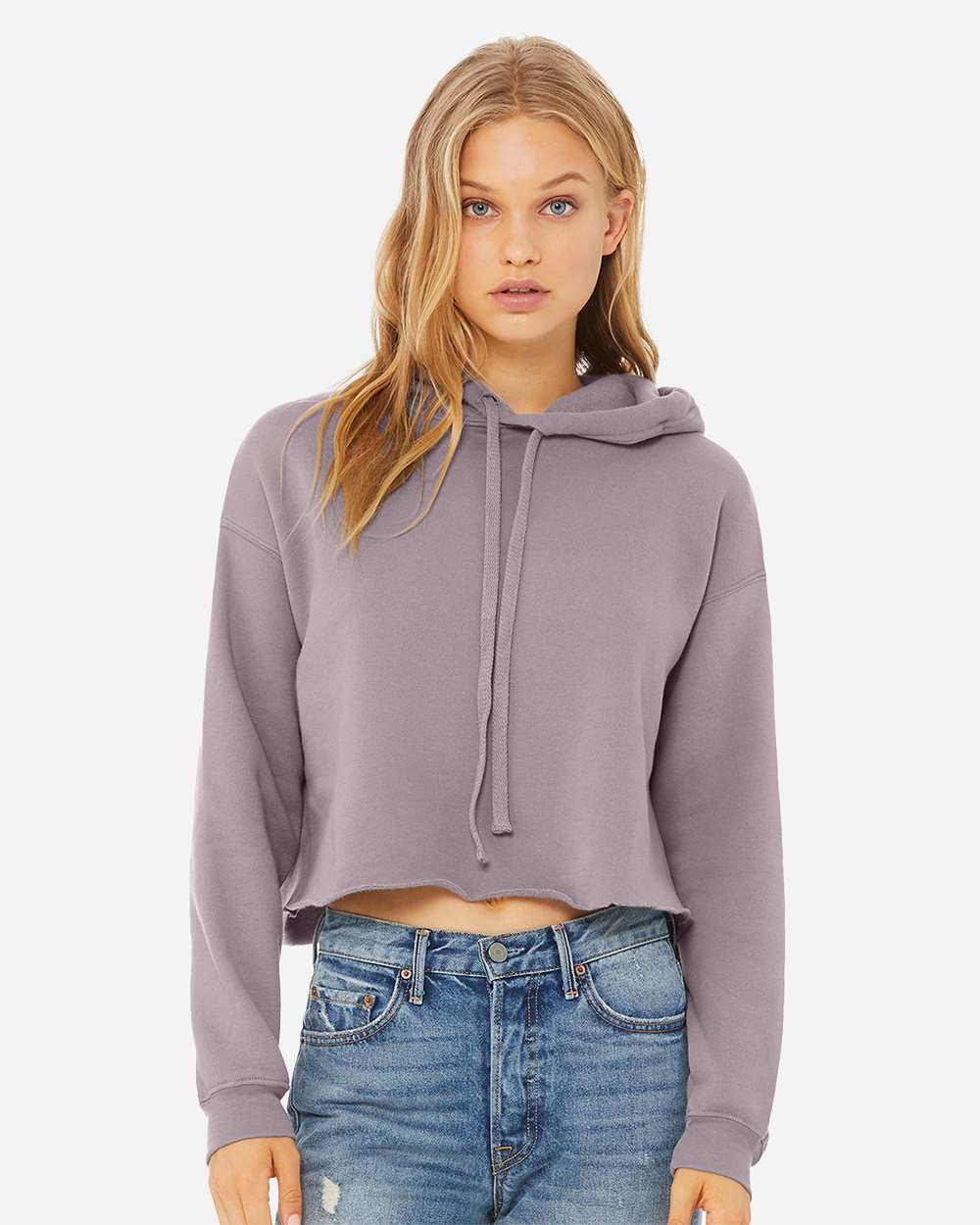 BELLA + CANVAS-7502-Women's Crop Fleece Hoodie - Image 55