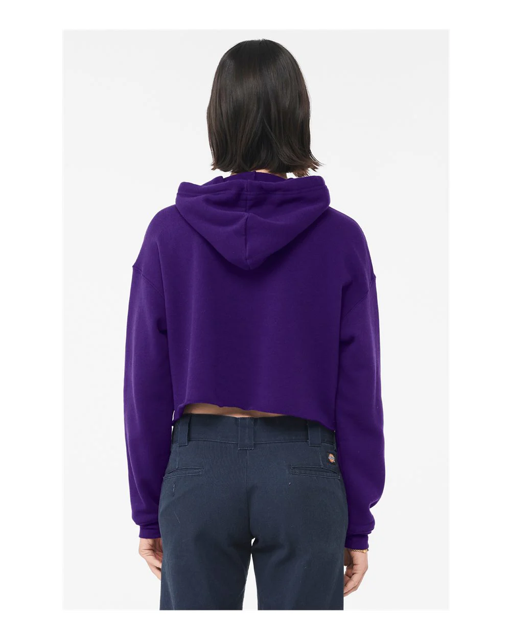 BELLA + CANVAS-7502-Women's Crop Fleece Hoodie - Image 63
