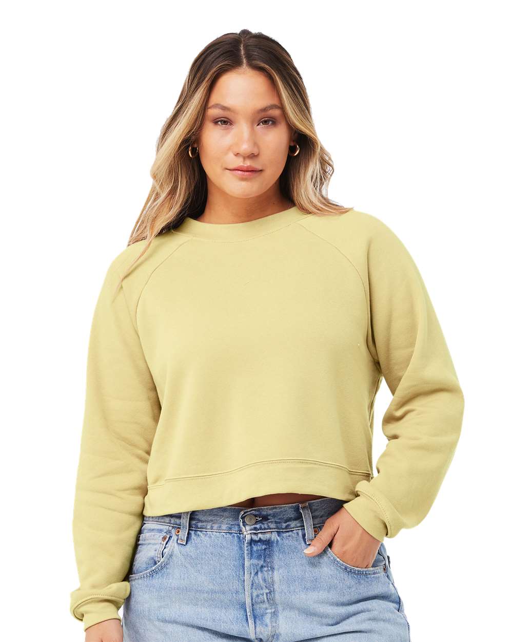 BELLA + CANVAS-7505-Women's Raglan Pullover Fleece - Image 11