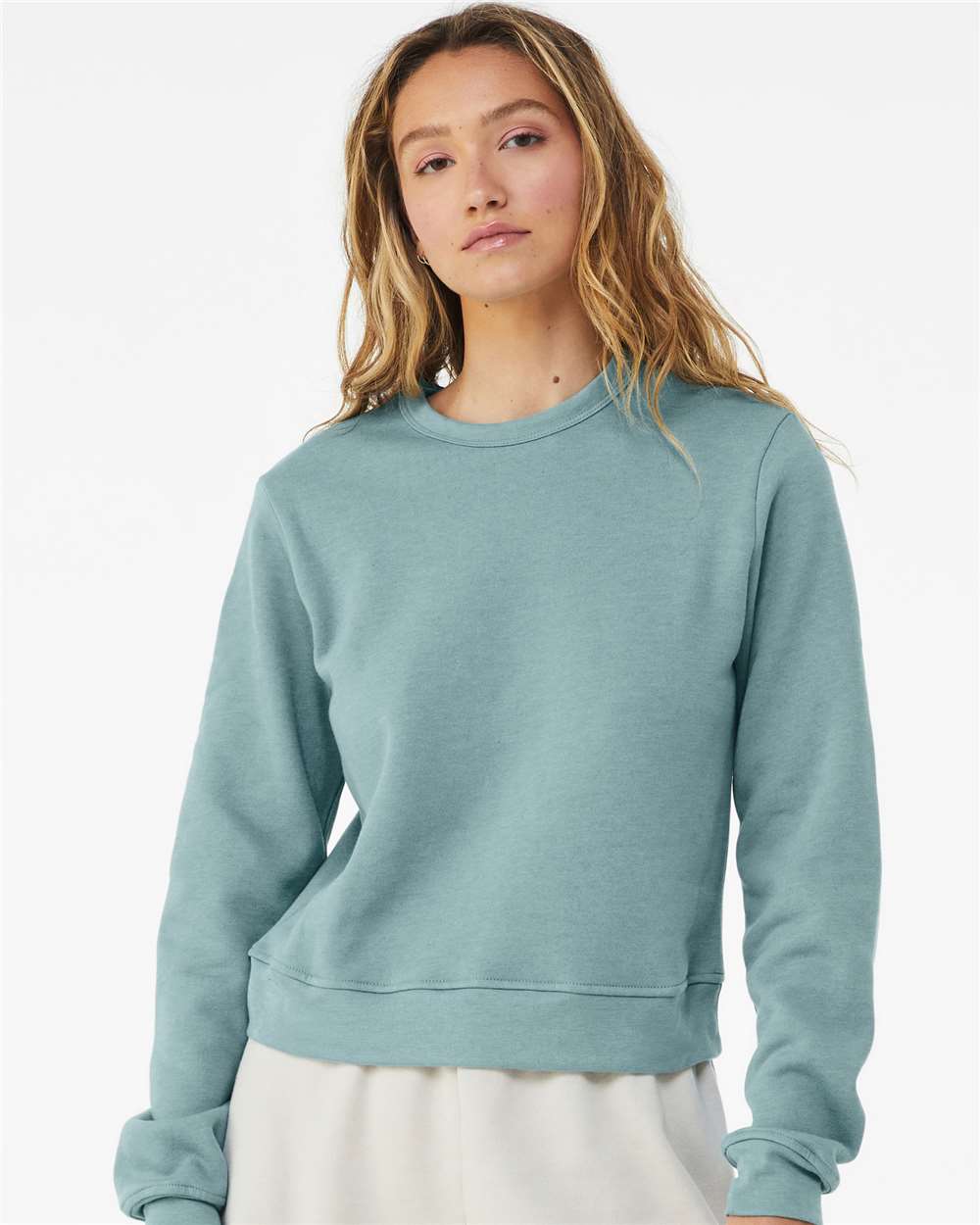 BELLA + CANVAS-7511-Women's Sponge Fleece Classic Crewneck Sweatshirt - Image 19