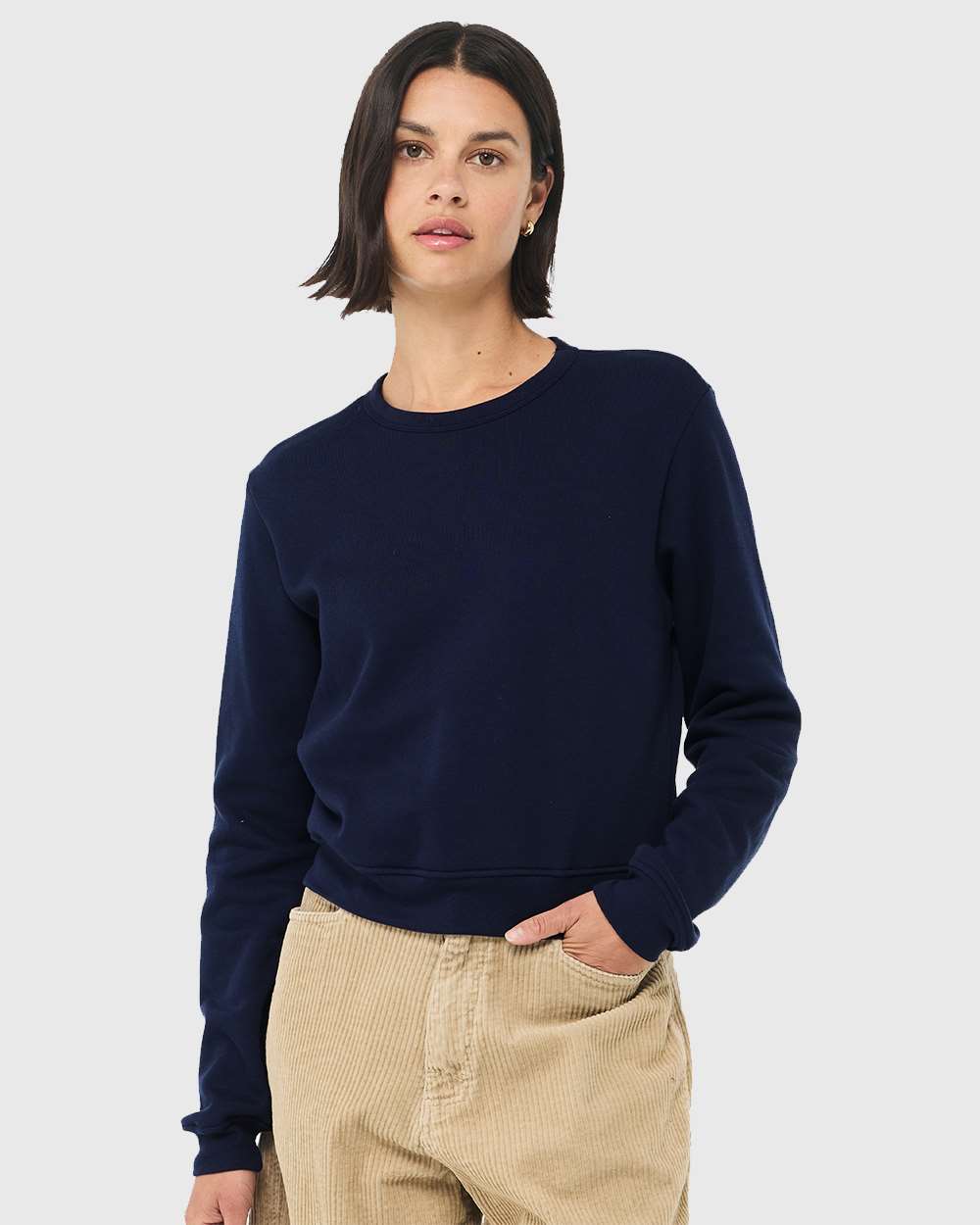 BELLA + CANVAS-7511-Women's Sponge Fleece Classic Crewneck Sweatshirt - Image 34
