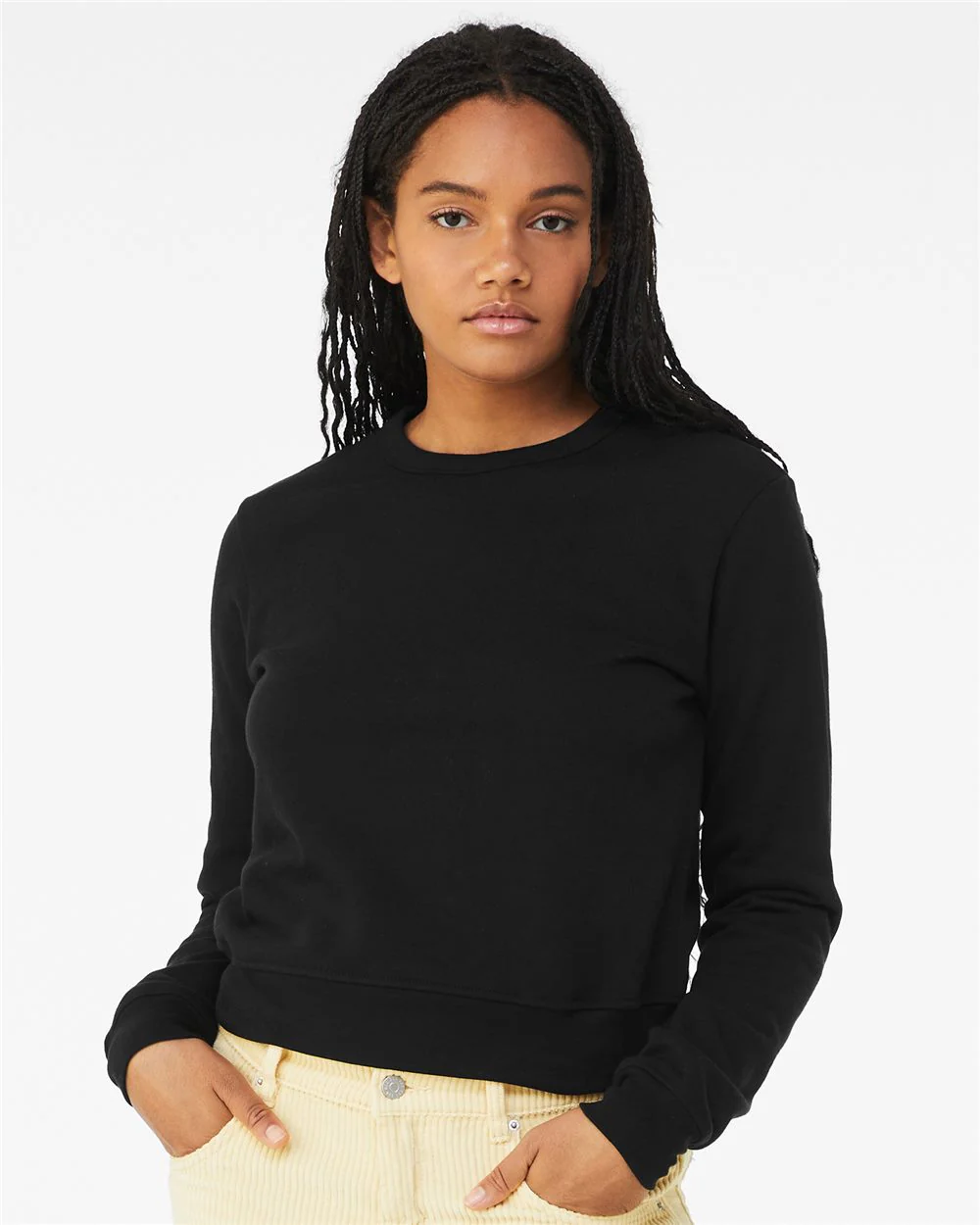 BELLA + CANVAS-7511-Women's Sponge Fleece Classic Crewneck Sweatshirt - Image 4