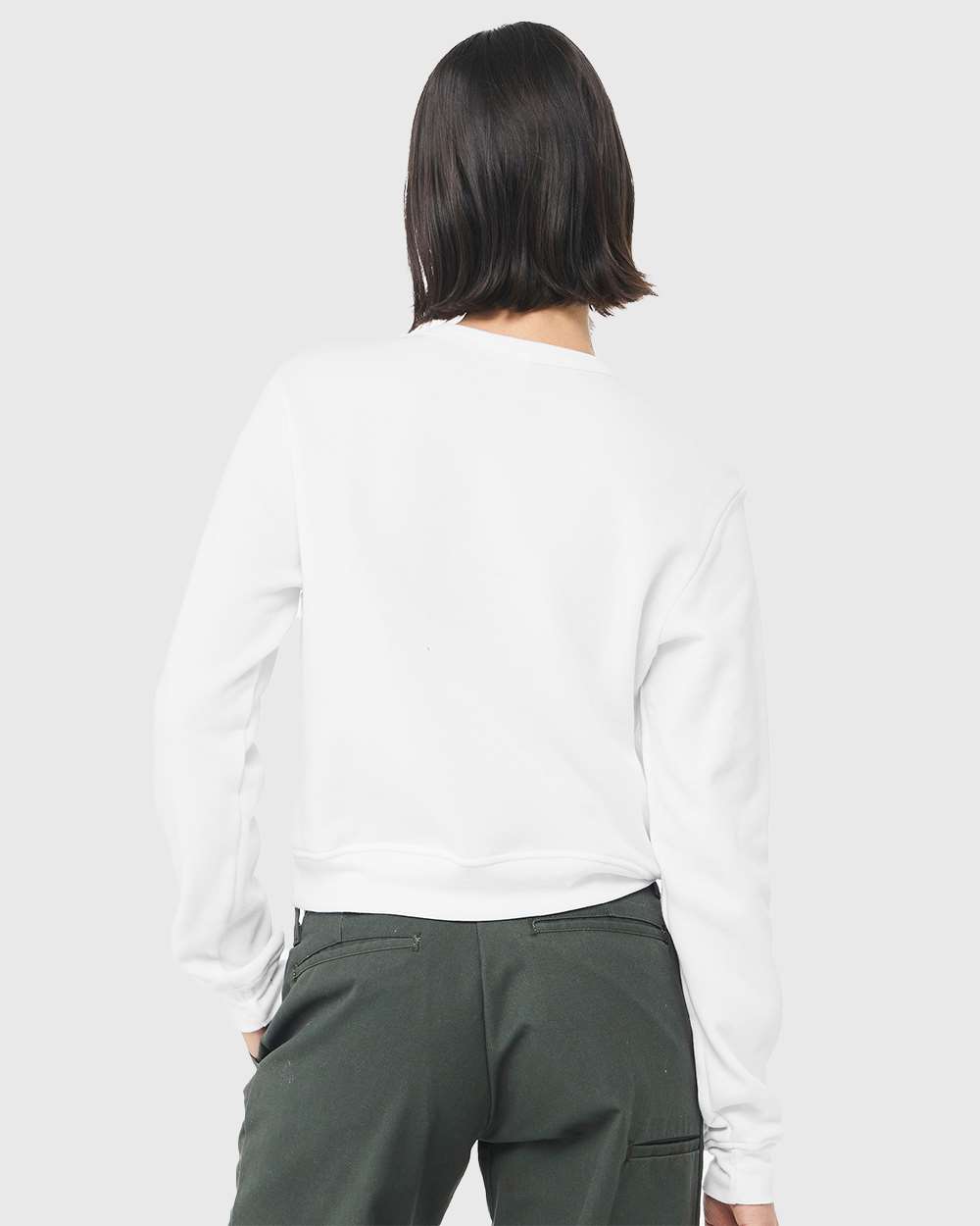 BELLA + CANVAS-7511-Women's Sponge Fleece Classic Crewneck Sweatshirt - Image 42