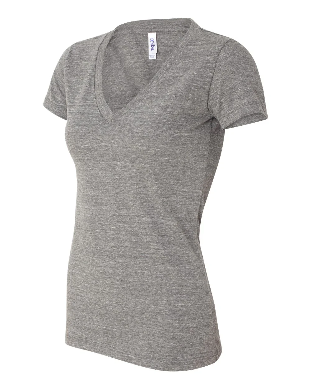 BELLA + CANVAS-8435-Women’s Triblend Deep V-Neck Tee - Image 18