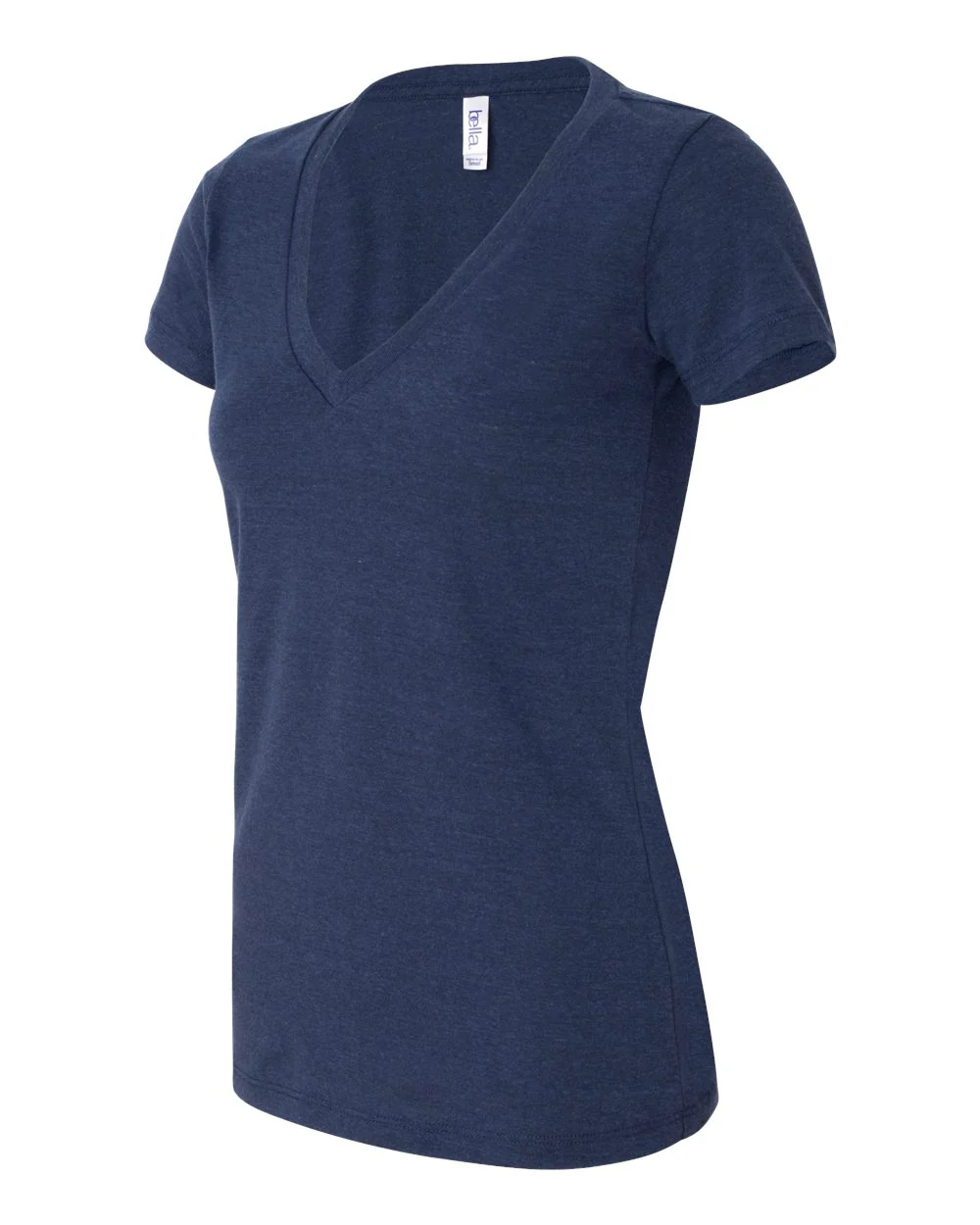 BELLA + CANVAS-8435-Women’s Triblend Deep V-Neck Tee - Image 21