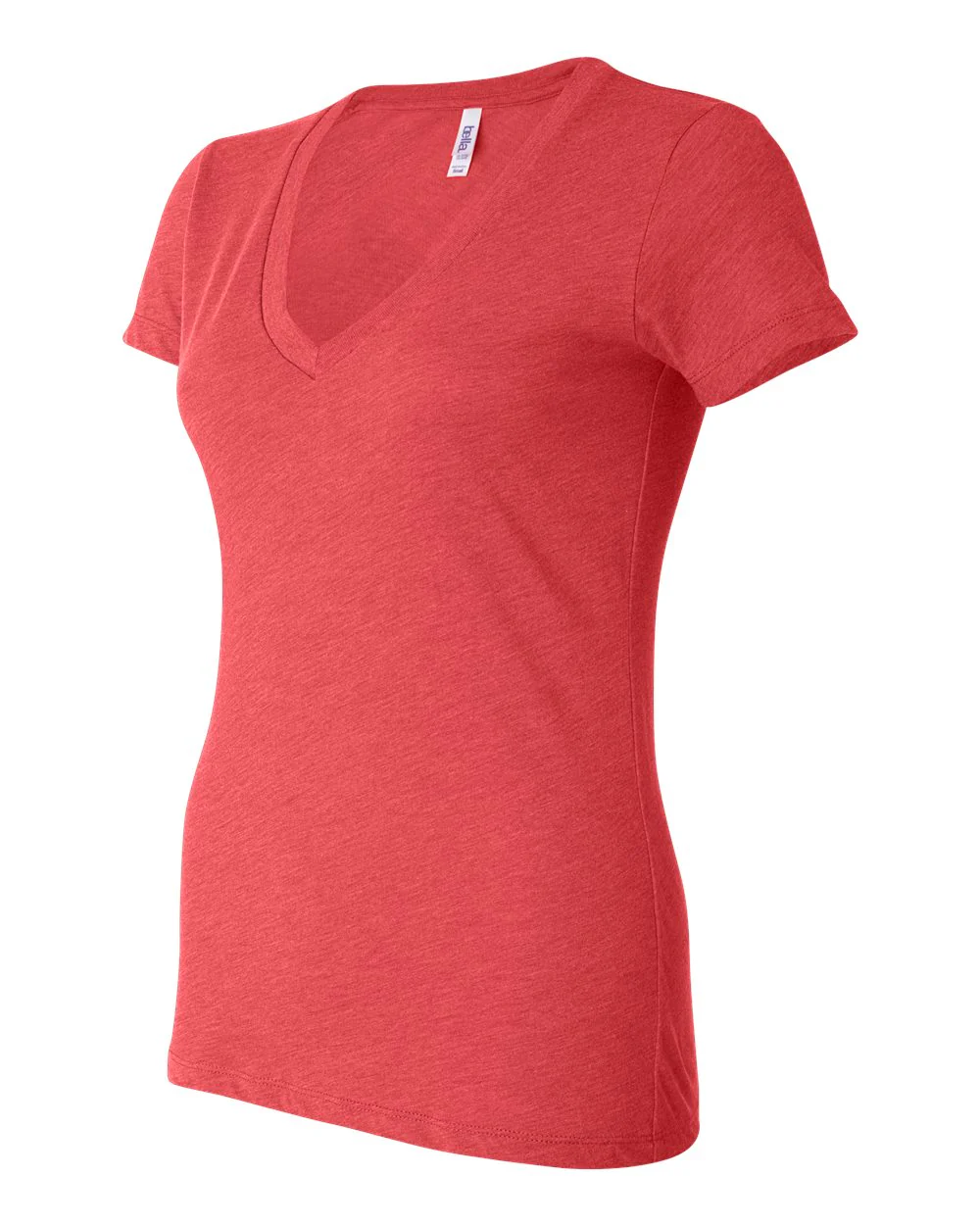 BELLA + CANVAS-8435-Women’s Triblend Deep V-Neck Tee - Image 24