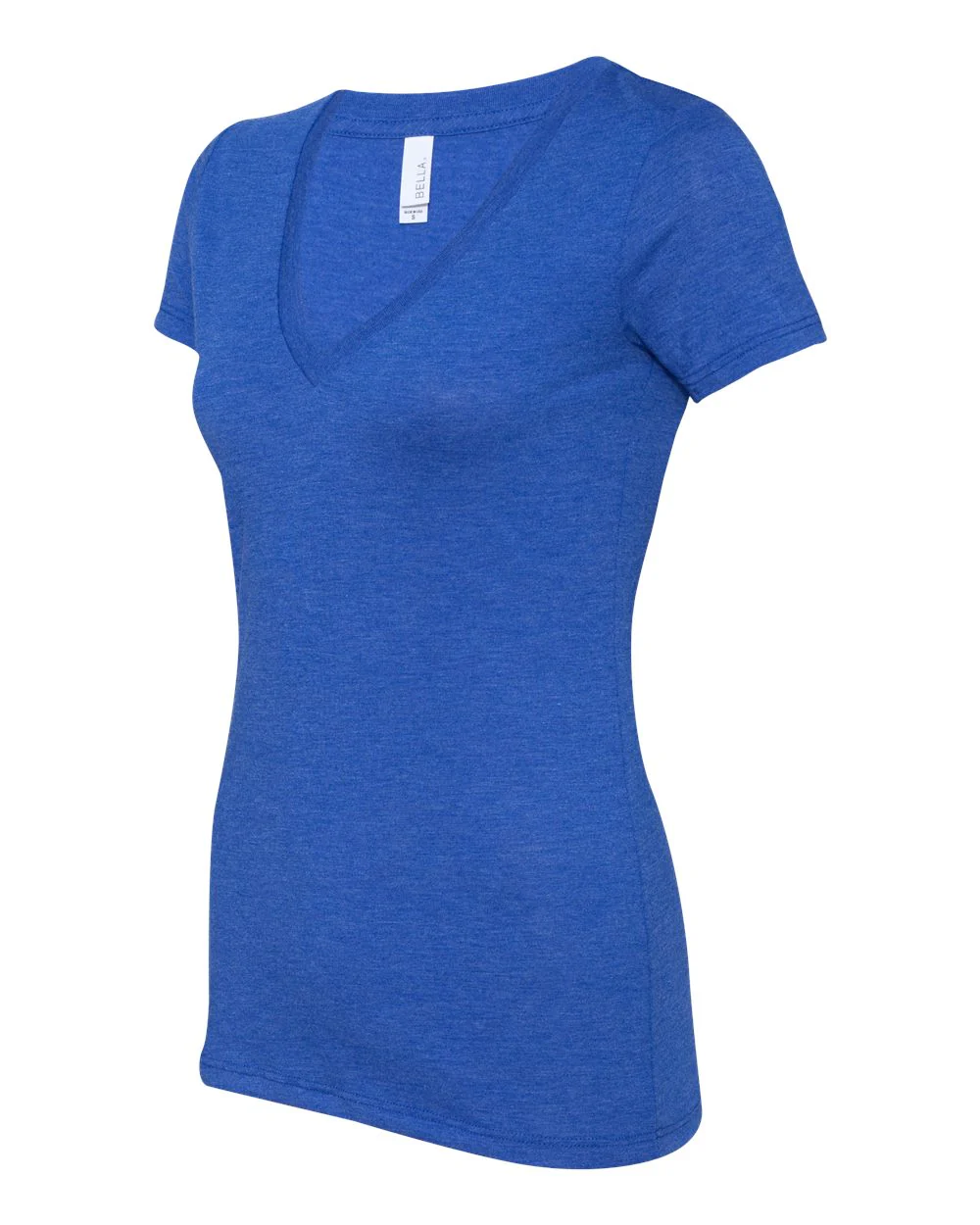 BELLA + CANVAS-8435-Women’s Triblend Deep V-Neck Tee - Image 27