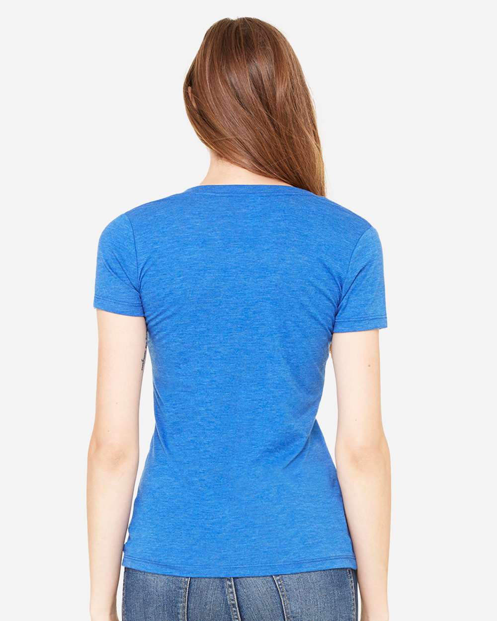 BELLA + CANVAS-8435-Women’s Triblend Deep V-Neck Tee - Image 30