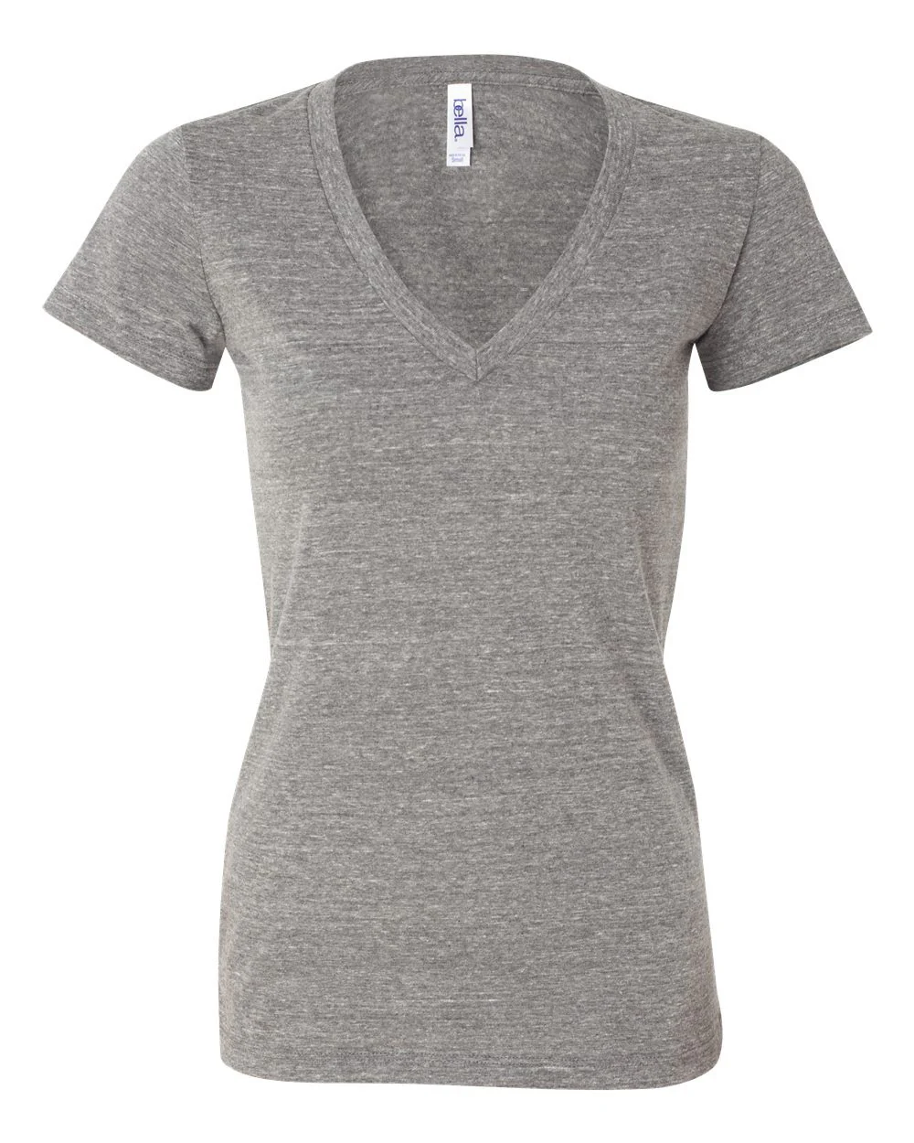 BELLA + CANVAS-8435-Women’s Triblend Deep V-Neck Tee - Image 31