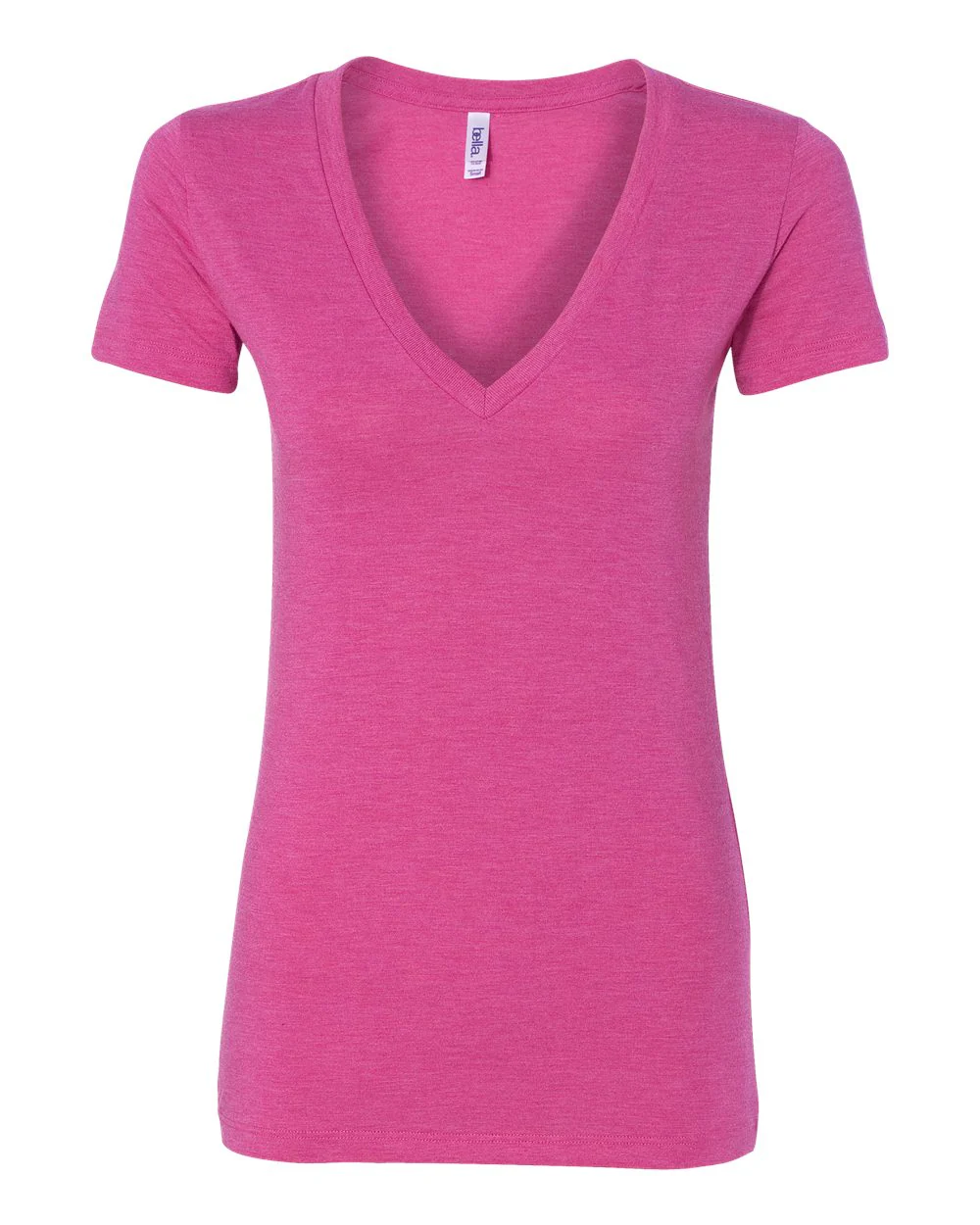BELLA + CANVAS-8435-Women’s Triblend Deep V-Neck Tee - Image 4