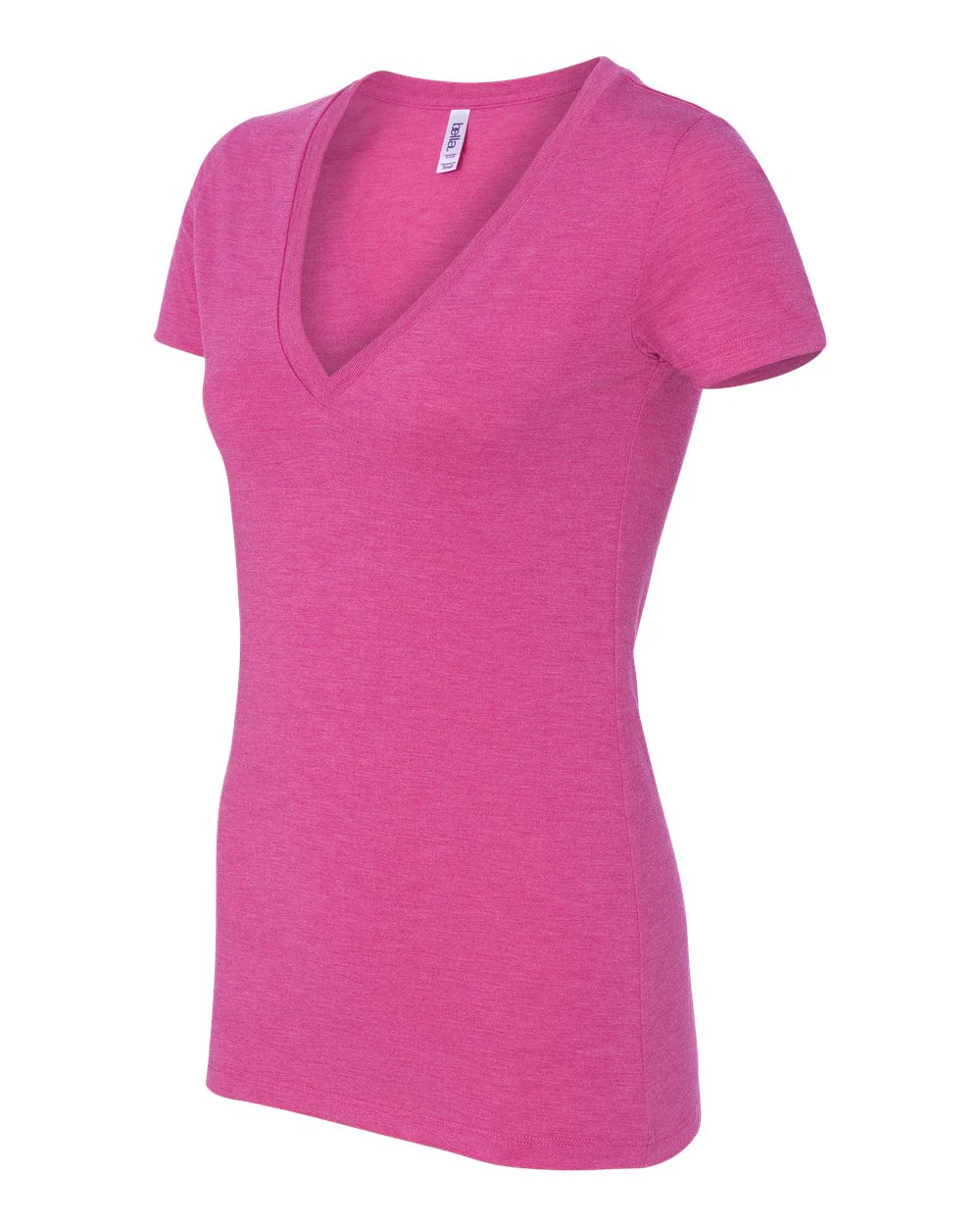 BELLA + CANVAS-8435-Women’s Triblend Deep V-Neck Tee - Image 6