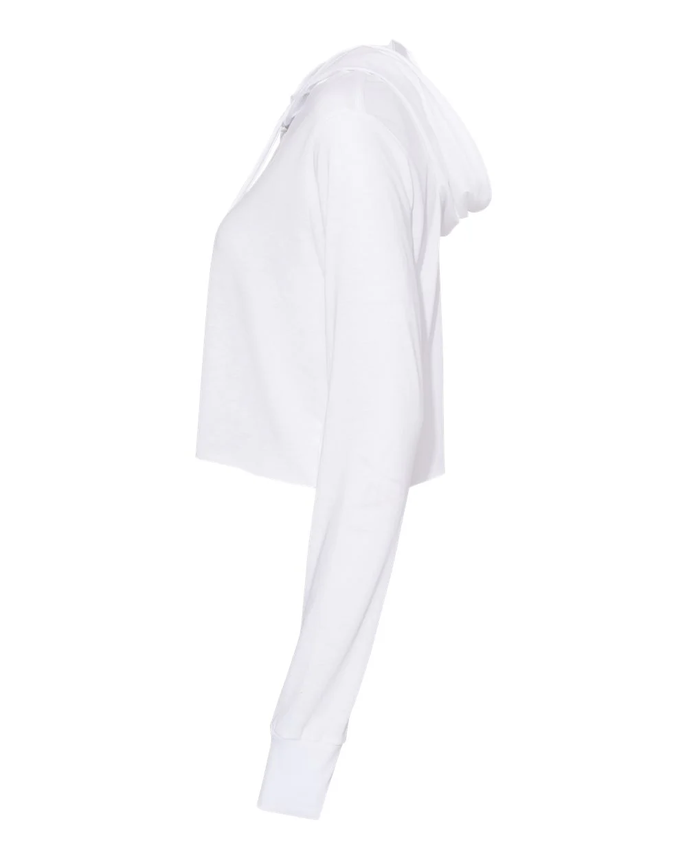 BELLA + CANVAS-8512-Women’s Triblend Crop Long Sleeve Hoodie - Image 10