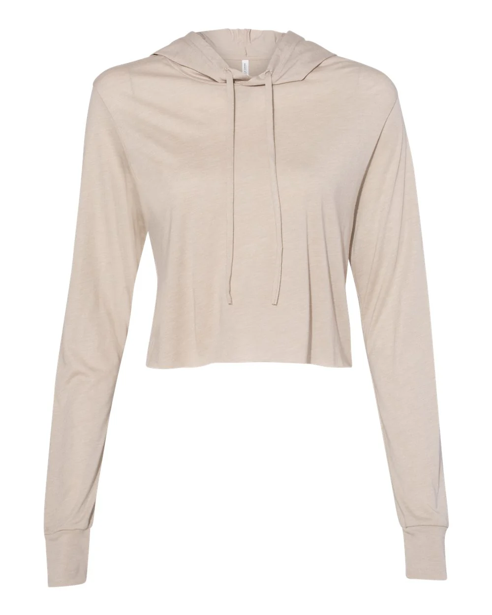BELLA + CANVAS-8512-Women’s Triblend Crop Long Sleeve Hoodie - Image 11