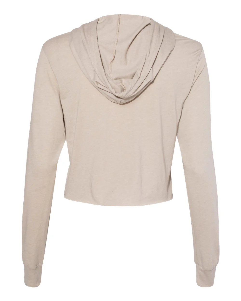 BELLA + CANVAS-8512-Women’s Triblend Crop Long Sleeve Hoodie - Image 12