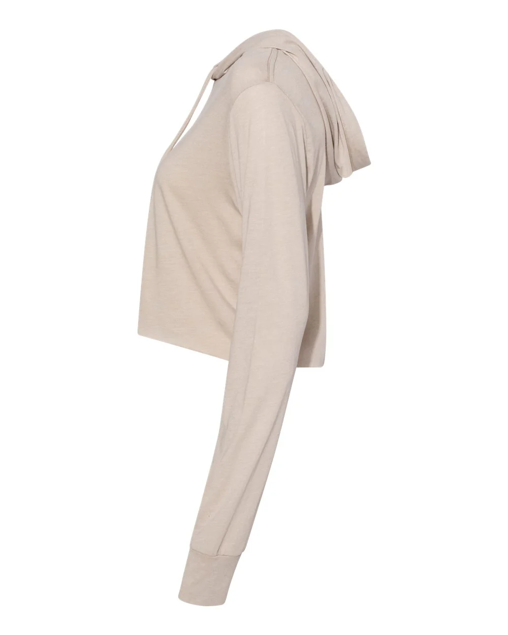 BELLA + CANVAS-8512-Women’s Triblend Crop Long Sleeve Hoodie - Image 13