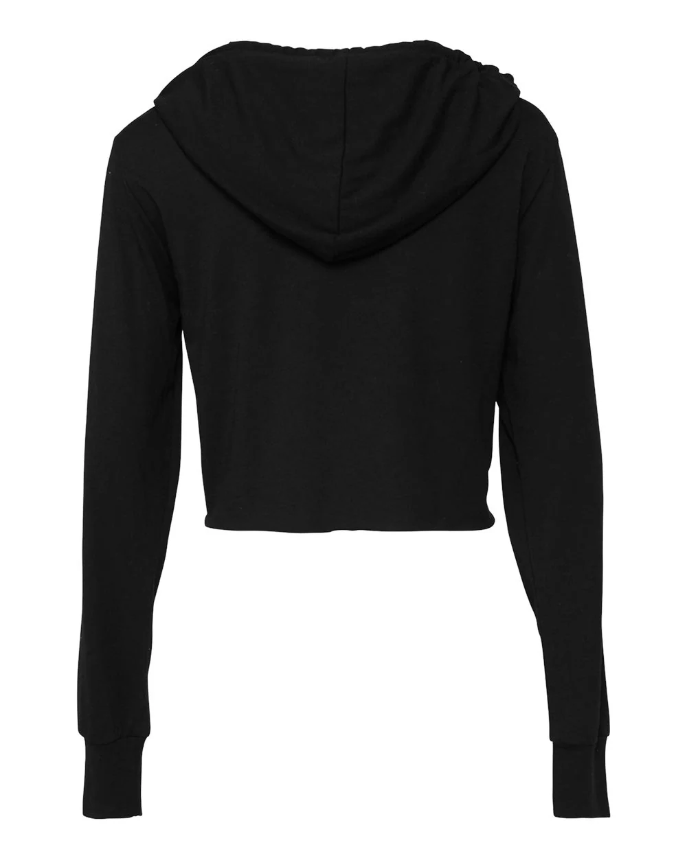 BELLA + CANVAS-8512-Women’s Triblend Crop Long Sleeve Hoodie - Image 6