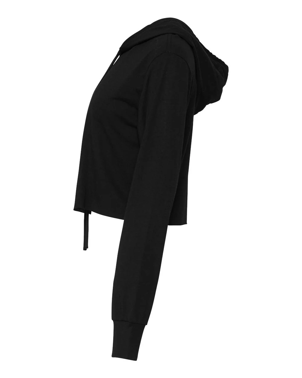 BELLA + CANVAS-8512-Women’s Triblend Crop Long Sleeve Hoodie - Image 7