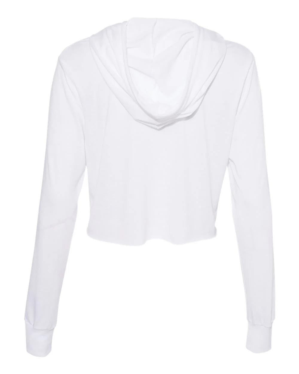 BELLA + CANVAS-8512-Women’s Triblend Crop Long Sleeve Hoodie - Image 9