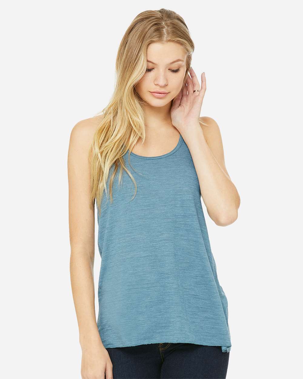 BELLA + CANVAS-8800-Women's Flowy Racerback Tank - Image 38
