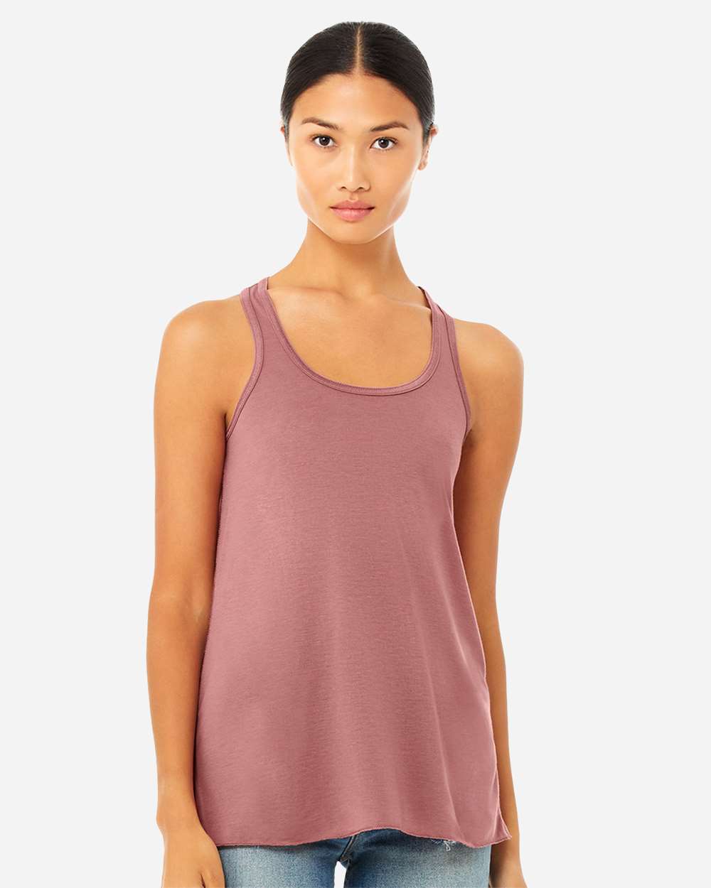 BELLA + CANVAS-8800-Women's Flowy Racerback Tank - Image 59