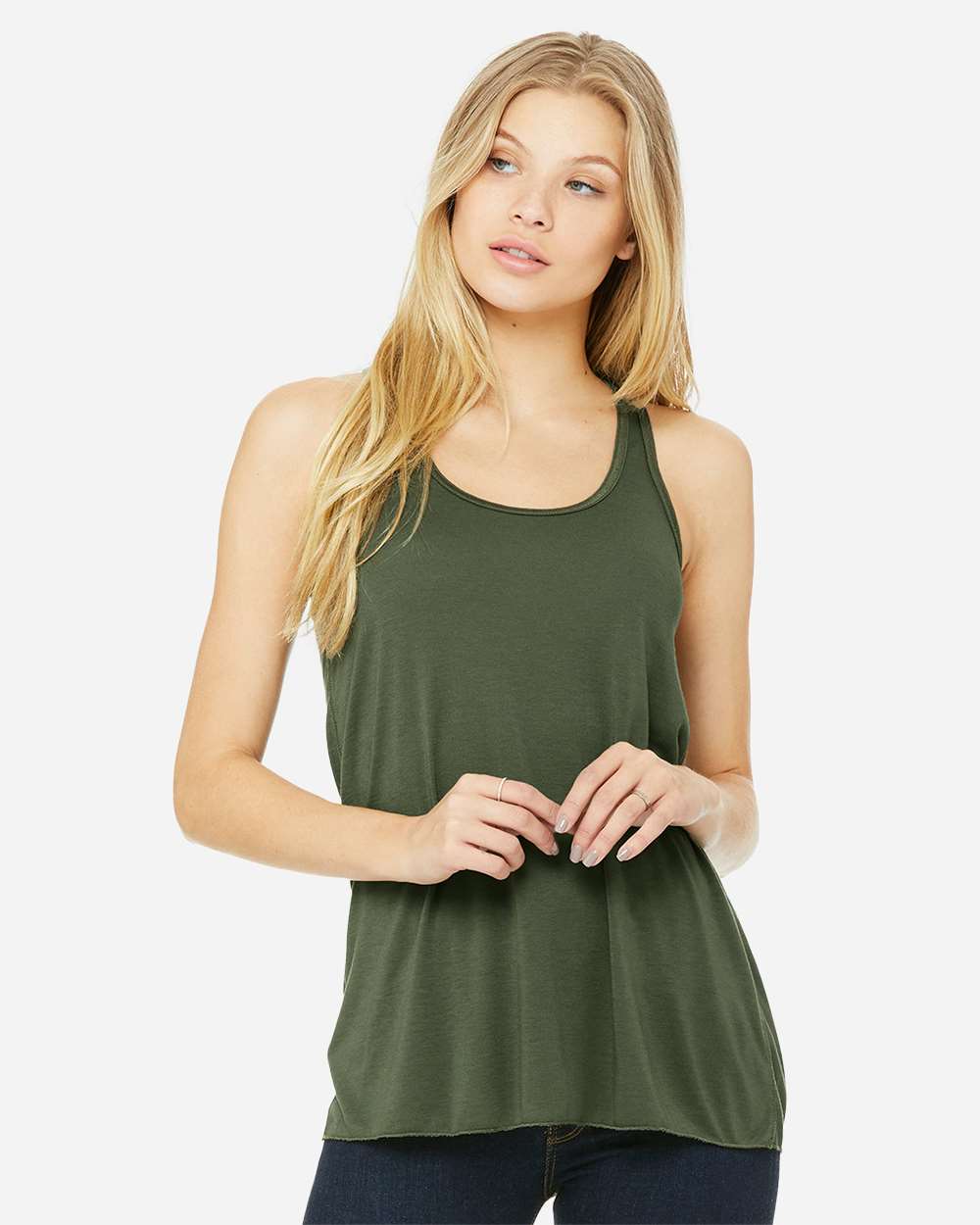 BELLA + CANVAS-8800-Women's Flowy Racerback Tank - Image 71