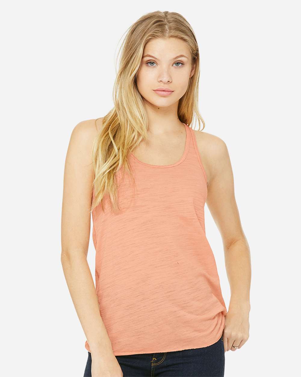 BELLA + CANVAS-8800-Women's Flowy Racerback Tank - Image 83