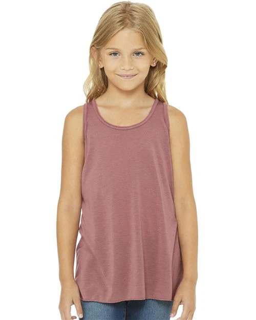 BELLA + CANVAS-8800Y-Youth Flowy Racerback Tank - Image 18