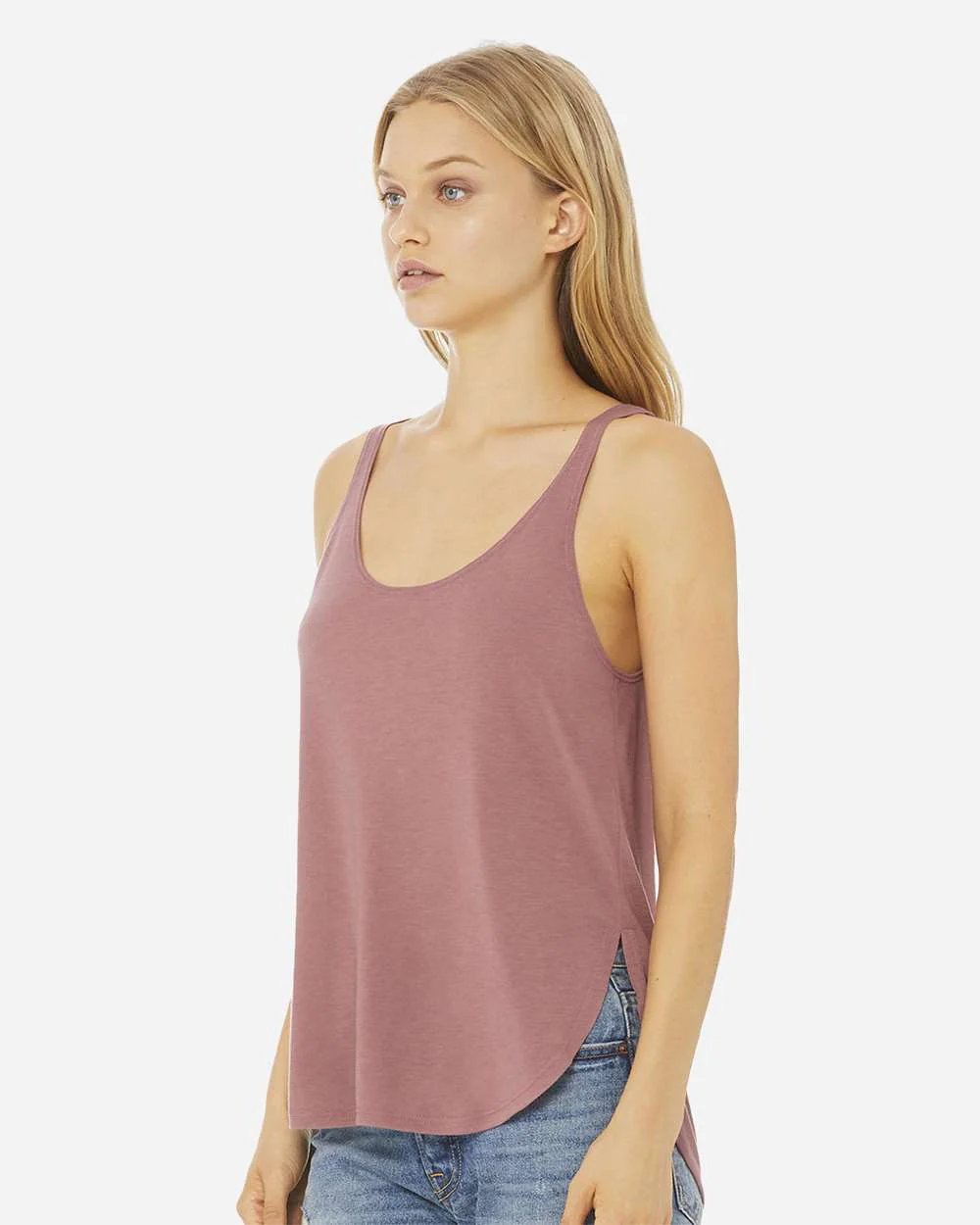 BELLA + CANVAS-8802-Women's Flowy Tank with Side Slit - Image 21