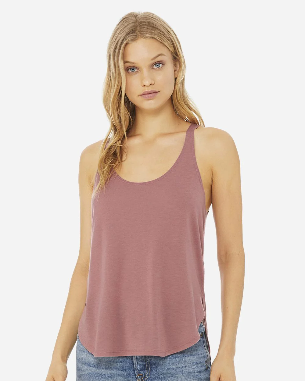BELLA + CANVAS-8802-Women's Flowy Tank with Side Slit - Image 4